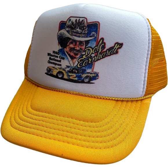 Vintage #2 Dale Earnhardt WC 1980 Hat Mesh Hat adjustable Snap Back Cap Blue - Picture 1 of 3